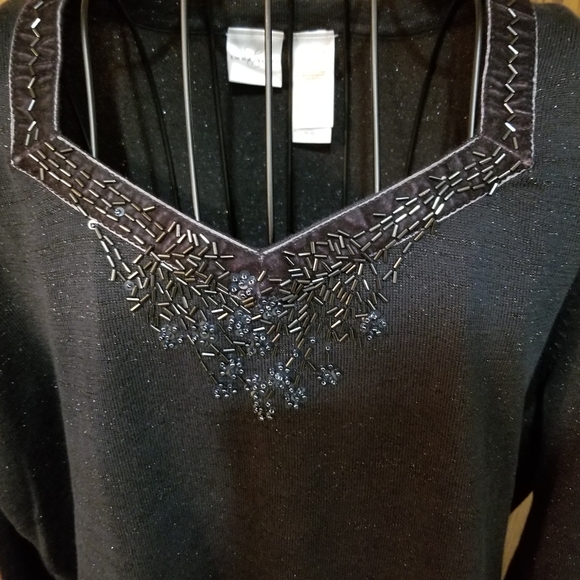 Emma James sweater with sequins XL - Picture 2 of 4